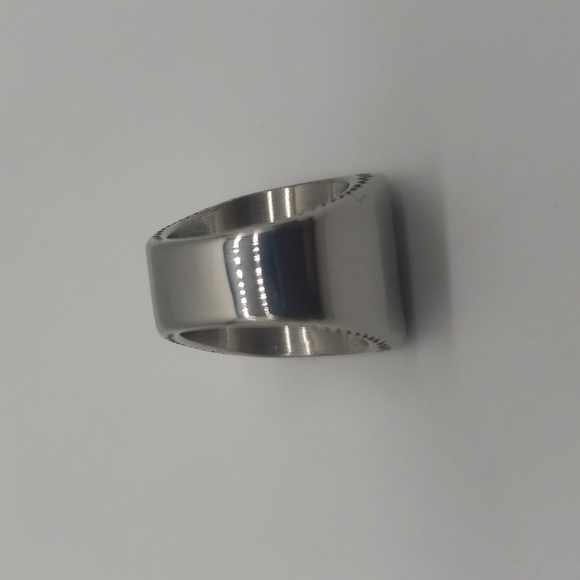 2030- Black Stone Handmade Men's Ring Size 11 NWT - Picture 6 of 7